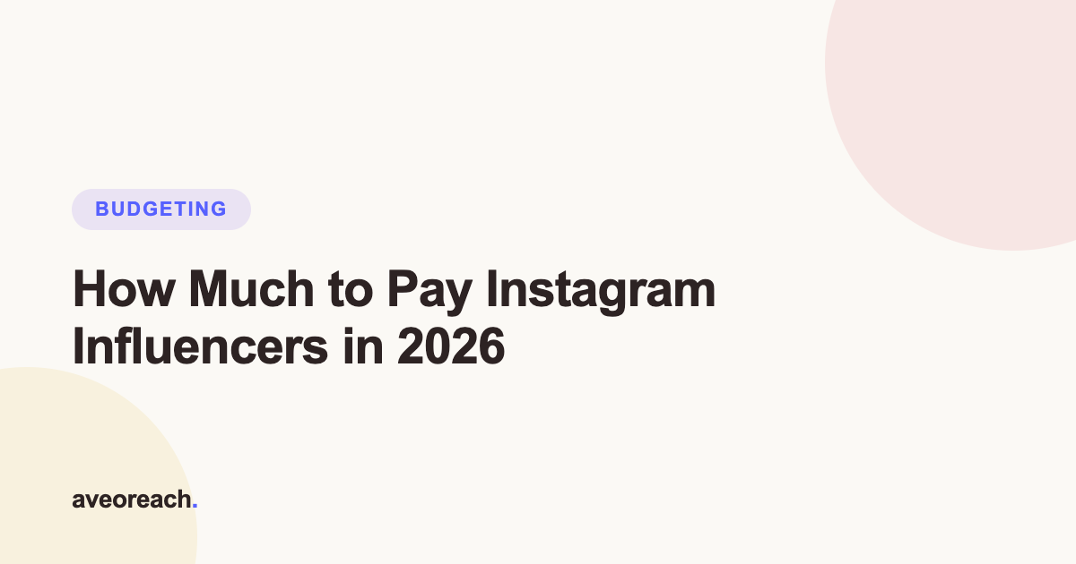 How much to pay Instagram influencers cover graphic